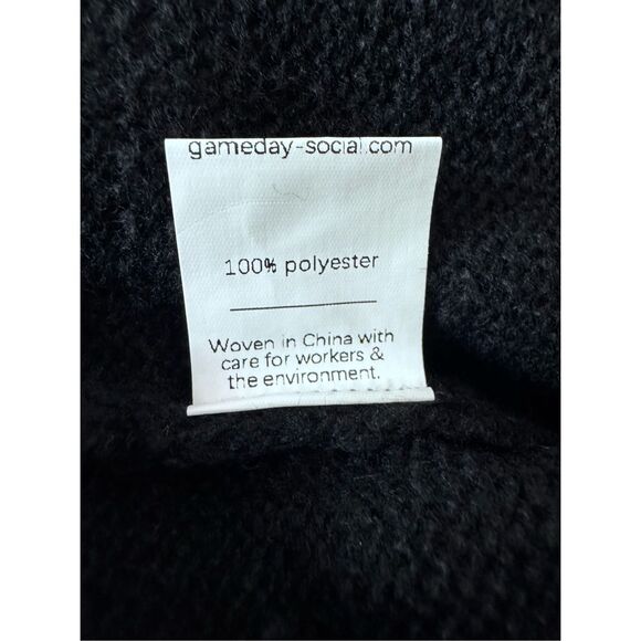 NWT Ohio State Buckeyes College Bold Black Officially Licensed Knit Thicker Swea - Picture 7 of 11